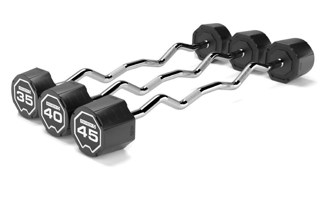 NUCLEUS URETHANE CURL BARBELLS